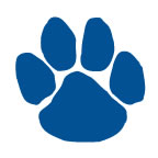 This image has an empty alt attribute; its file name is paw-print-blue.jpg